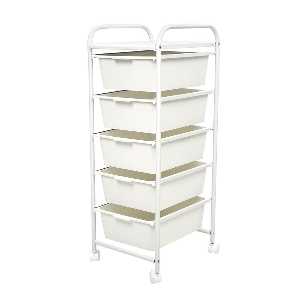 ชั้นลิ้นชัก 5 ชั้น STACKO BONNIE 32.2x36.5x91 ซม. สีขาว_1