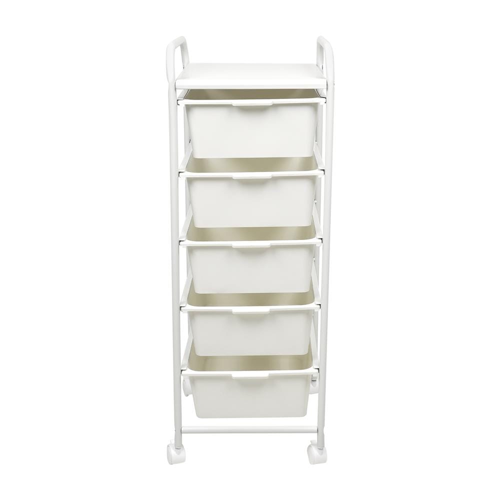 ชั้นลิ้นชัก 5 ชั้น STACKO BONNIE 32.2x36.5x91 ซม. สีขาว