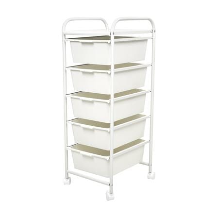 ชั้นลิ้นชัก 5 ชั้น STACKO BONNIE 32.2x36.5x91 ซม. สีขาว_0