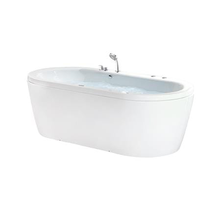 อ่างอาบน้ำวนอัดอากาศ แบบลอยตัว CRISTINA CT-SE-H170080 FWP 170 ซม. สีขาว_0