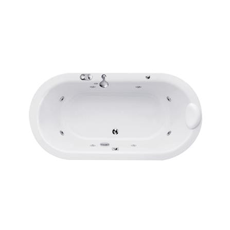 อ่างอาบน้ำวนอัดอากาศ แบบลอยตัว CRISTINA CT-SE-H170080 FWP 170 ซม. สีขาว_1