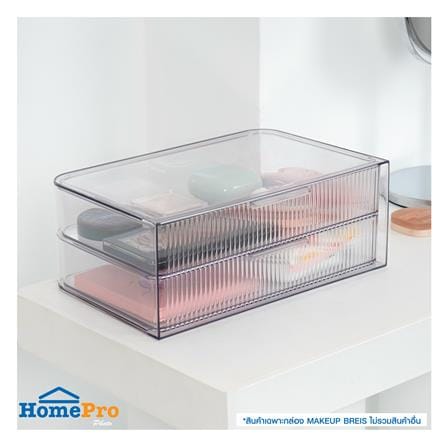 กล่องจัดเก็บเครื่องสำอาง STACKO BREIS 31.4x20.3x12.3 ซม. สีใส_6