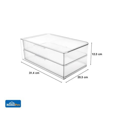 กล่องจัดเก็บเครื่องสำอาง STACKO BREIS 31.4x20.3x12.3 ซม. สีใส_8