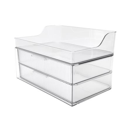 กล่องจัดเก็บเครื่องสำอาง STACKO BREIS 31.4x20.3x19.3 ซม. สีใส