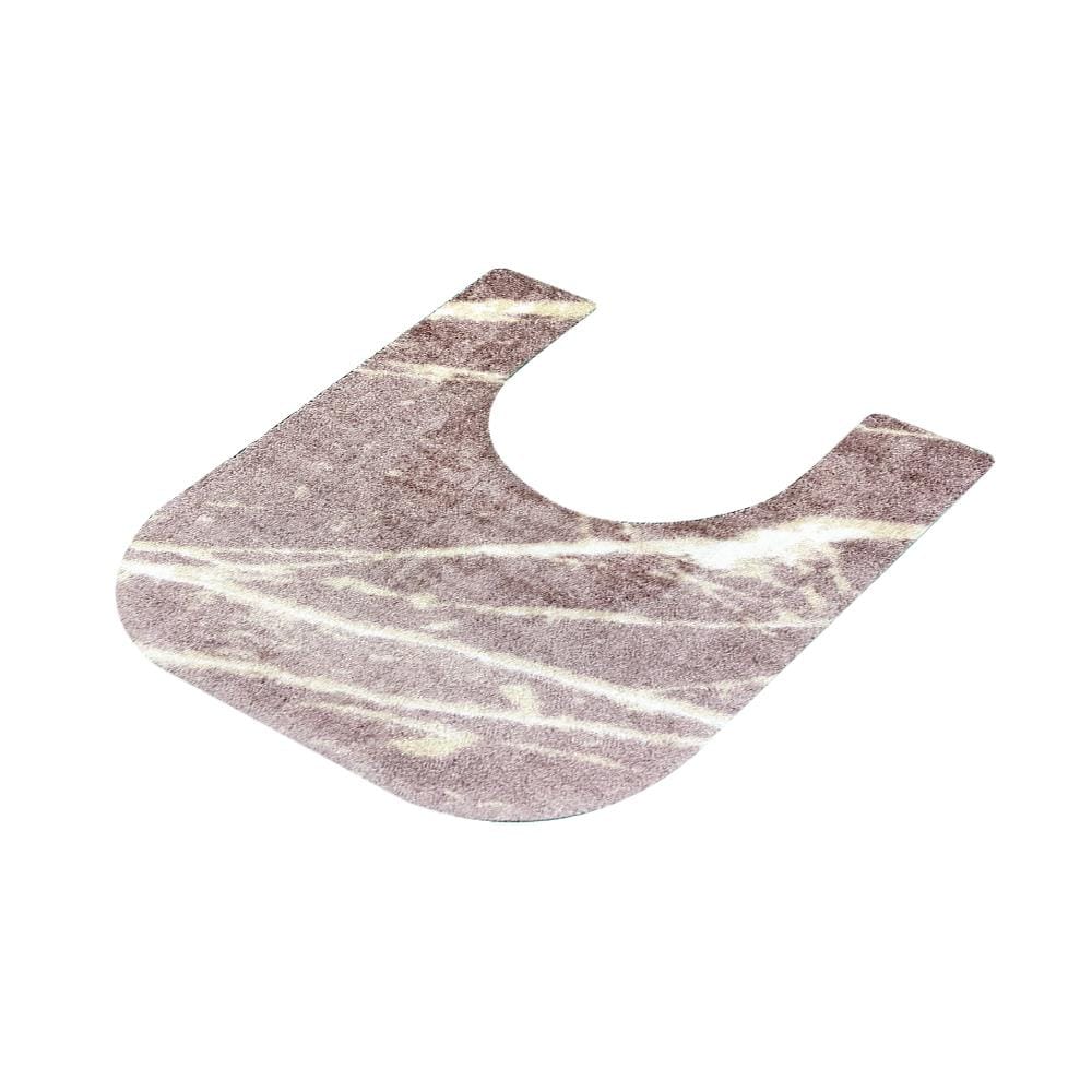 พรมห้องน้ำ PRAW DE MARBLE PINK 62X70 ซม. สีชมพู