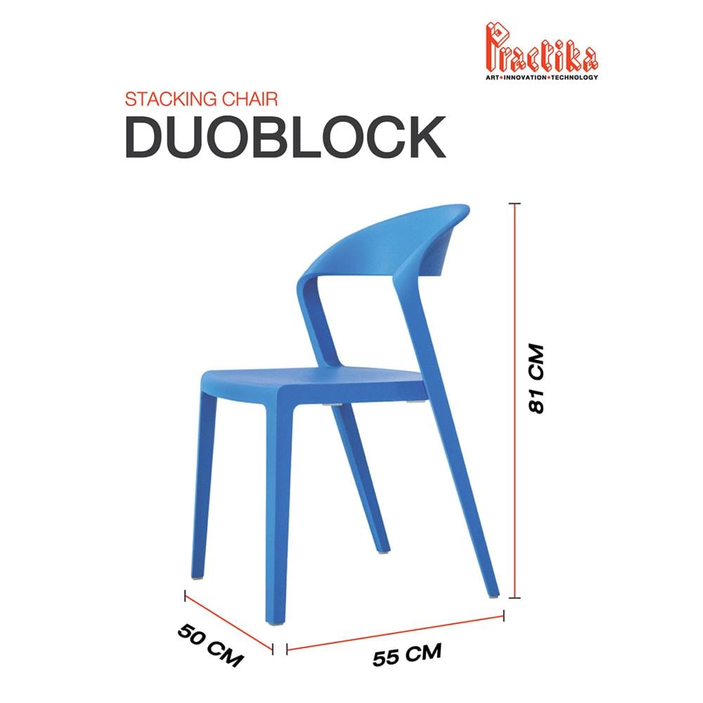 เก้าอี้อเนกประสงค์ PRACTIKA DUO น้ำเงิน_4