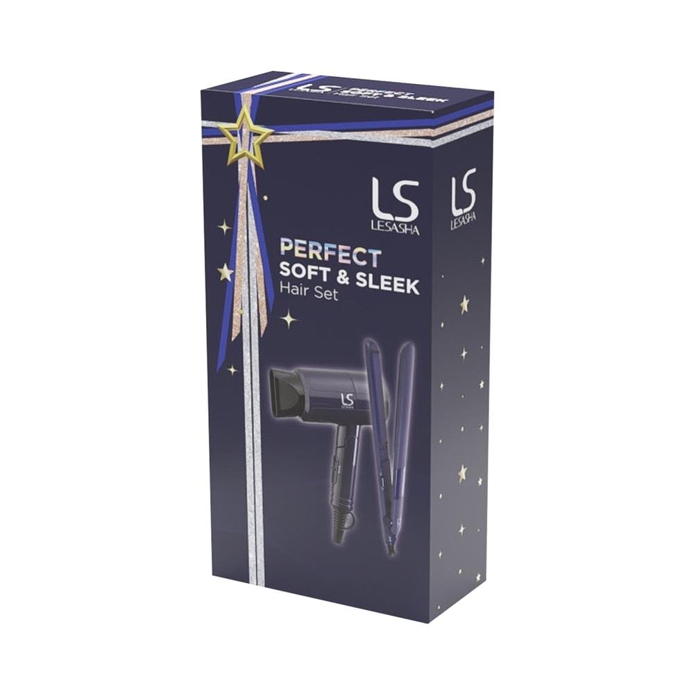 ชุดเครื่องหนีบไฟฟ้าผมและไดร์เป่าผม LESASHA 12LS00153