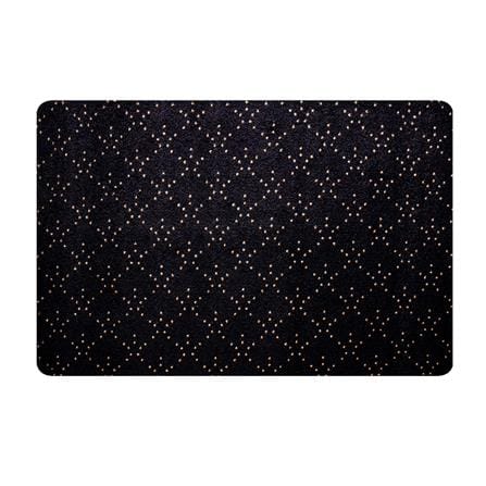 พรมเช็ดเท้าดักฝุ่น PRAW DE LUCKY BLACK 50X75 ซม. สีดำ
