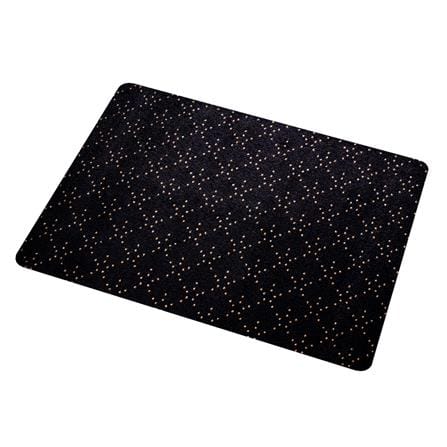 พรมเช็ดเท้าดักฝุ่น PRAW DE LUCKY BLACK 50X75 ซม. สีดำ_4
