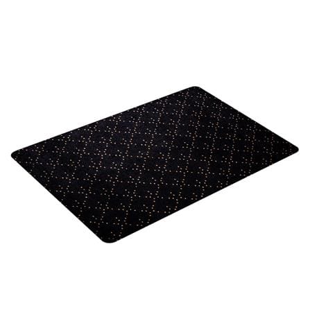พรมเช็ดเท้าดักฝุ่น PRAW DE LUCKY BLACK 50X75 ซม. สีดำ_5