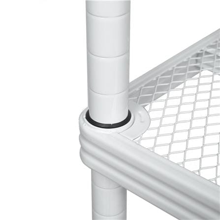 ชั้นวางของโล่ง 4 ชั้น FURDINI MESH GRID 90 ซม. สีขาว_3
