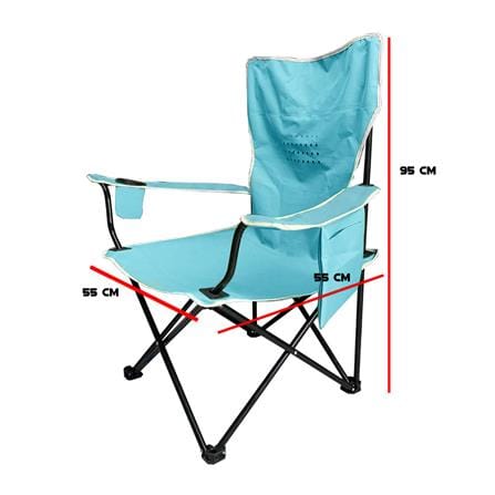 เก้าอี้สนาม EQUINOX MOON CHAIR GRANDE XL สีฟ้า_3