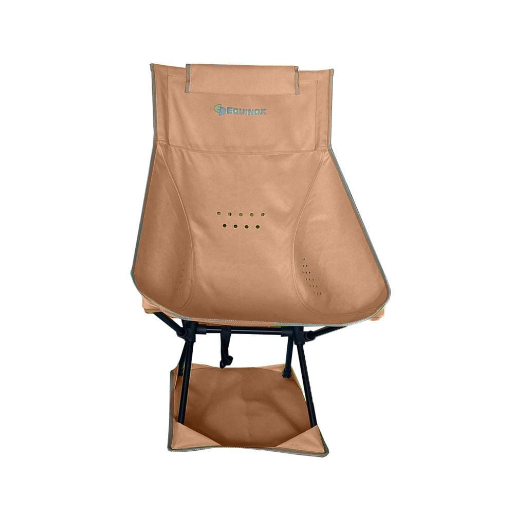 เก้าอี้สนาม EQUINOX MOON CHAIR XL สีน้ำตาล