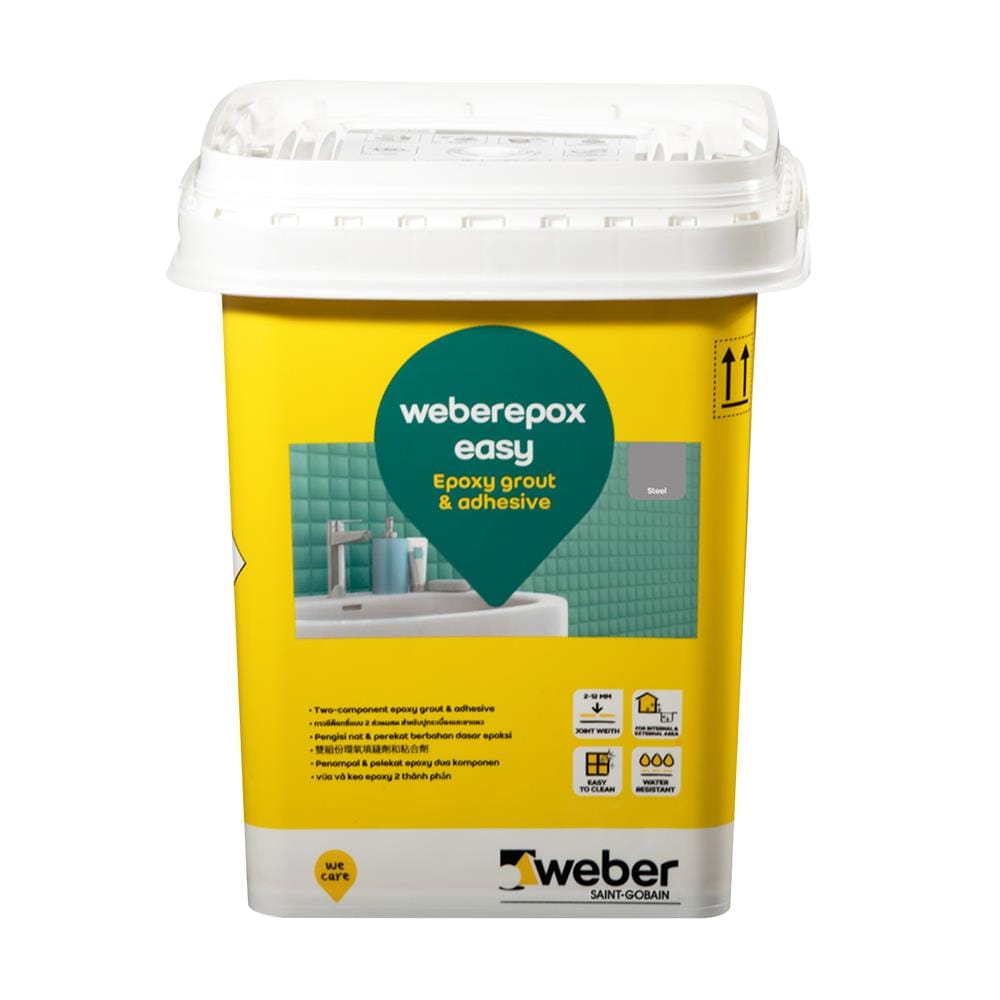 กาวยาแนว WEBER เวเบอร์อีพ็อก อีซี่ 5 กก. สีขาว