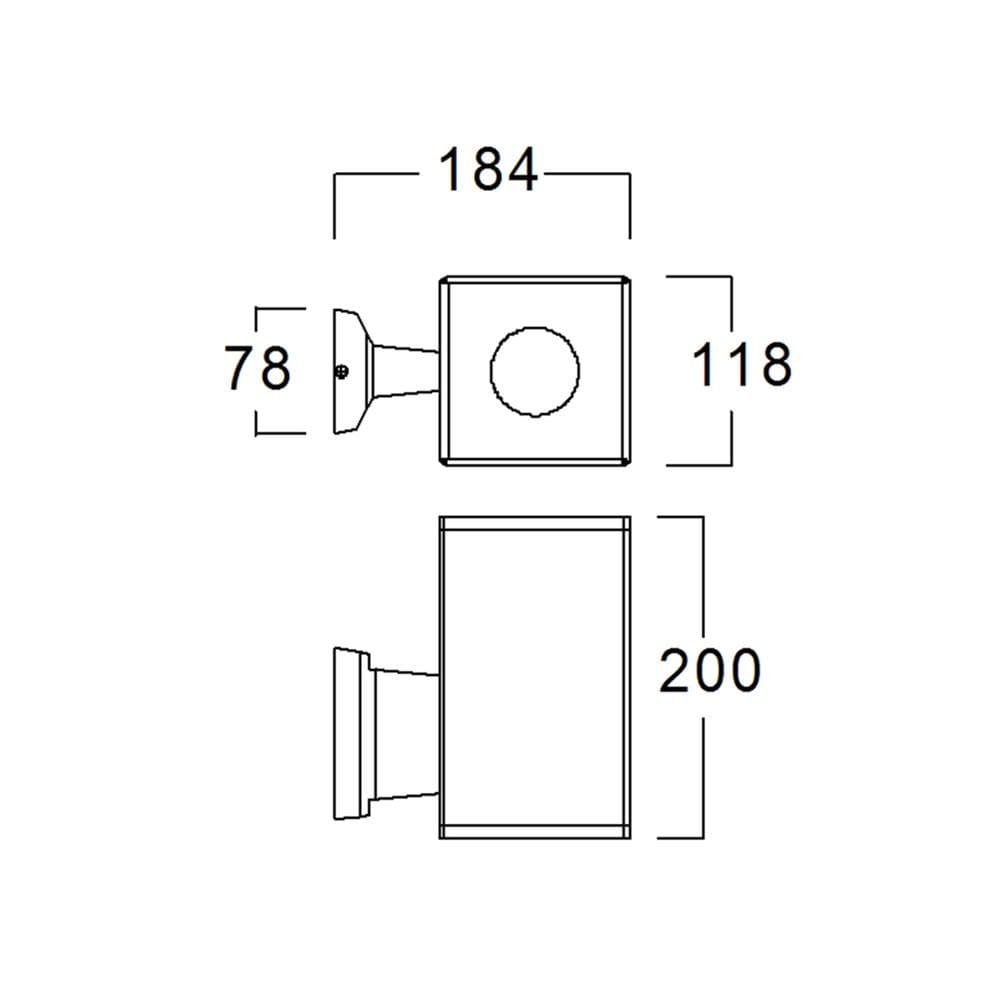 ไฟกิ่งภายนอก L&E 36-00676 สีขาว