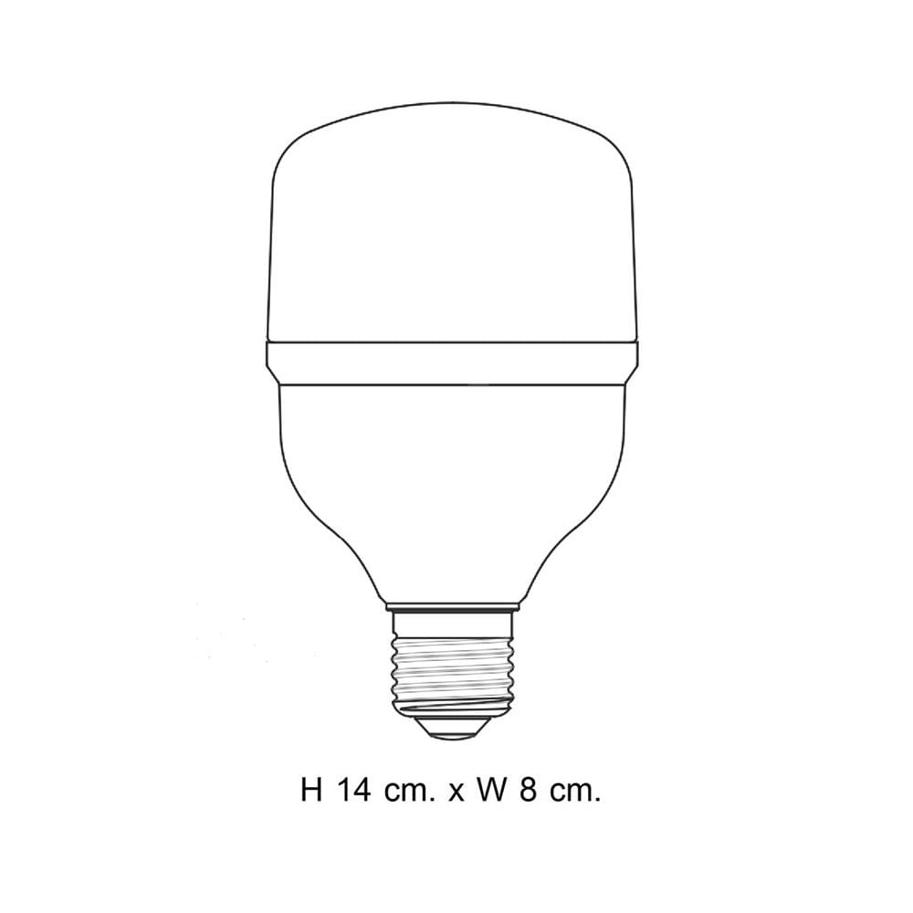 หลอดไฟ LED PHILIPS CYLINDER TRUE FORCE ESSENTIAL 25 วัตต์ DAYLIGHT E27