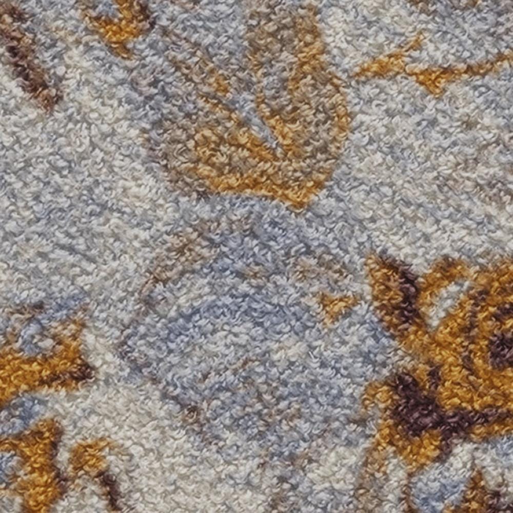 พรมเช็ดเท้าดักฝุ่น PRAW DE VINTAGE FLORAL 70X190 ซม. สีเบจ