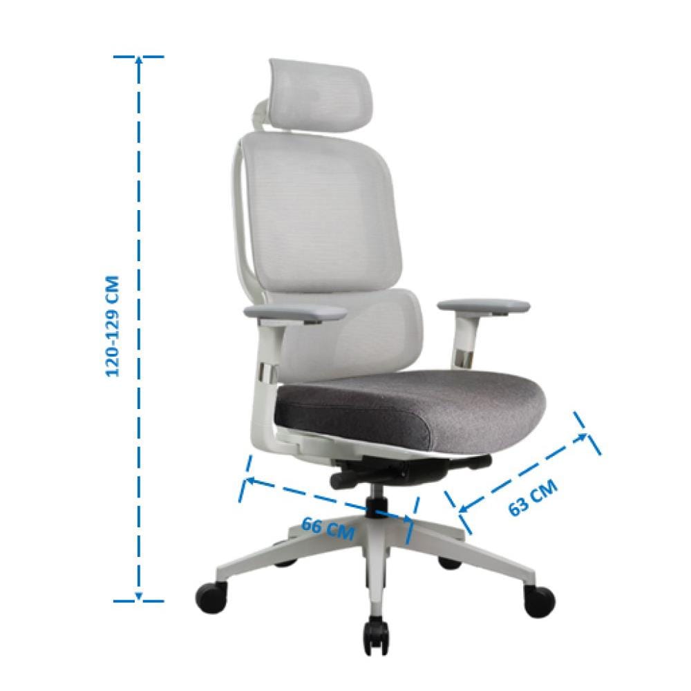 เก้าอี้สุขภาพ WORKSCAPE STELLA WCH-00051 สีเทา