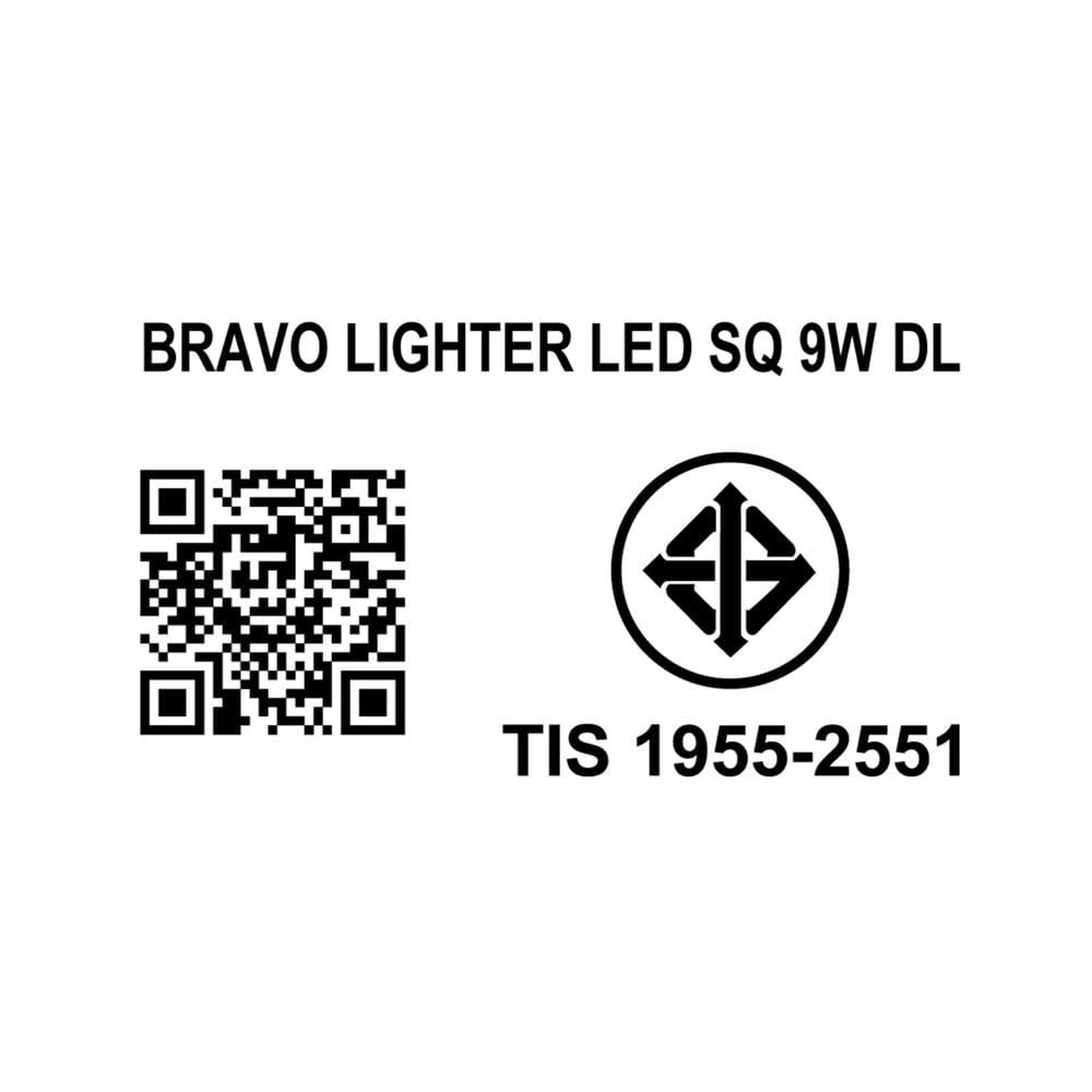 ดาวน์ไลท์ LED SYLVANIA BRAVO LIGHTER 4 นิ้ว 9 วัตต์ DAYLIGHT สีขาว