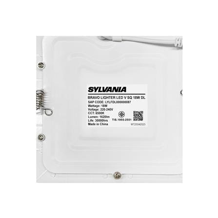 ดาวน์ไลท์ LED SYLVANIA BRAVO LIGHTER 8 นิ้ว 18 วัตต์ DAYLIGHT สีขาว_6