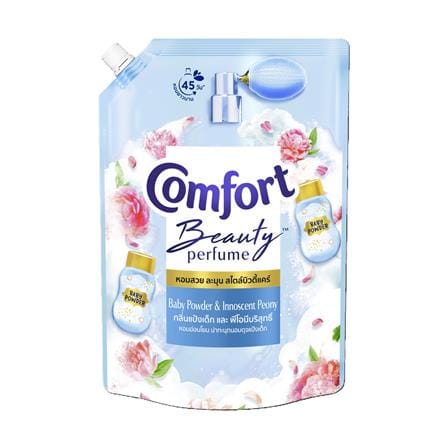 น้ำยาปรับผ้านุ่มสูตรเข้มข้น COMFORT บิวตี้ เพอร์ฟูม 1,050 มล. กลิ่นแป้งเด็กและพีโอนีบริสุทธิ์