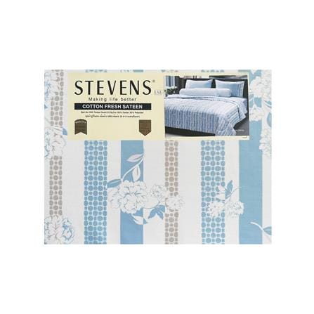 ชุดผ้าปูที่นอน 5 ฟุต 5 ชิ้น STEVENS COTTON FRESH SATEEN DN16_4