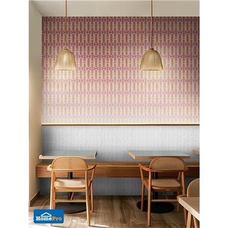 กระเบื้องผนัง 25x40 ซม. COTTO เรทโทรสเปคท์ ชมพู HYG PM 1 ตร.ม._4