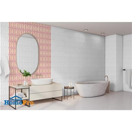 กระเบื้องผนัง 25x40 ซม. COTTO เรทโทรสเปคท์ ชมพู HYG PM 1 ตร.ม._7