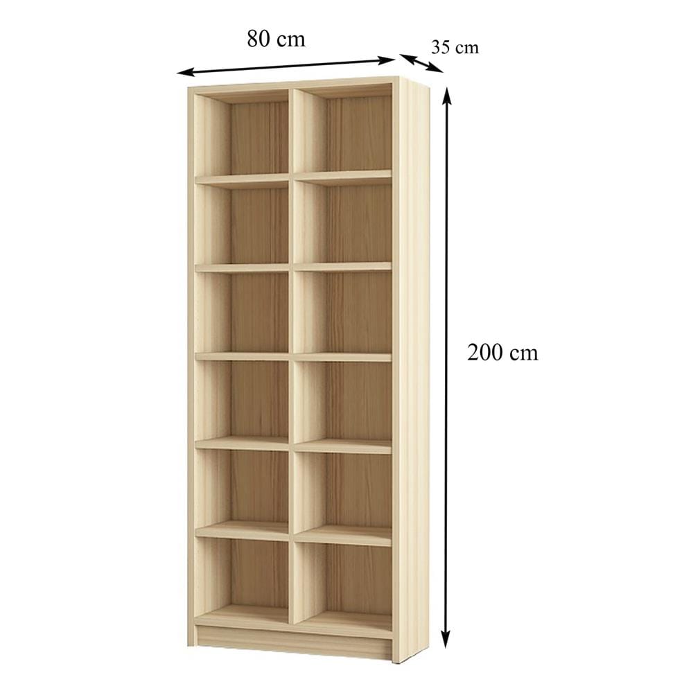 ชั้นวางของ 6 ชั้น 12 ช่อง FURDINI KEEPER สี PINE OAK