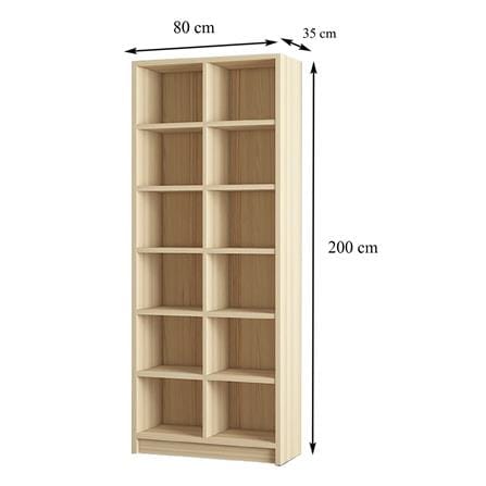 ชั้นวางของ 6 ชั้น 12 ช่อง FURDINI KEEPER สี PINE OAK_6