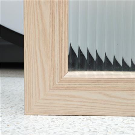 บานเดี่ยว FURDINI KEEPER PATTERNED GLASS 39.5X191.6 ซม. สี PINE OAK_4