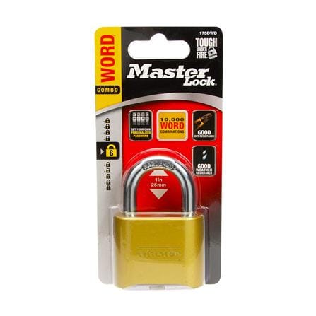 กุญแจรหัส MASTER LOCK 175EURDWD 50 มม. สีทองเหลือง_1