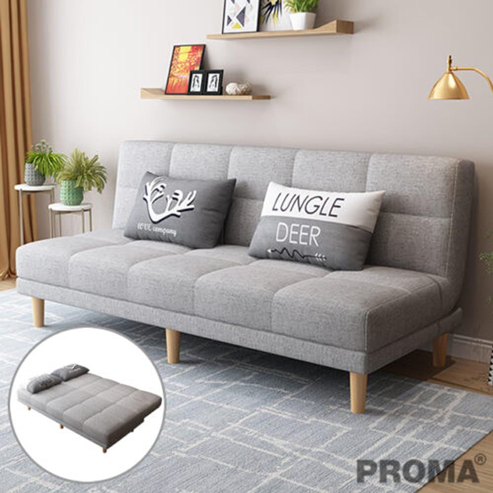  [Pre-order] โซฟาเบด PROMA-SF59-01 120 ซม. สีเทา_8