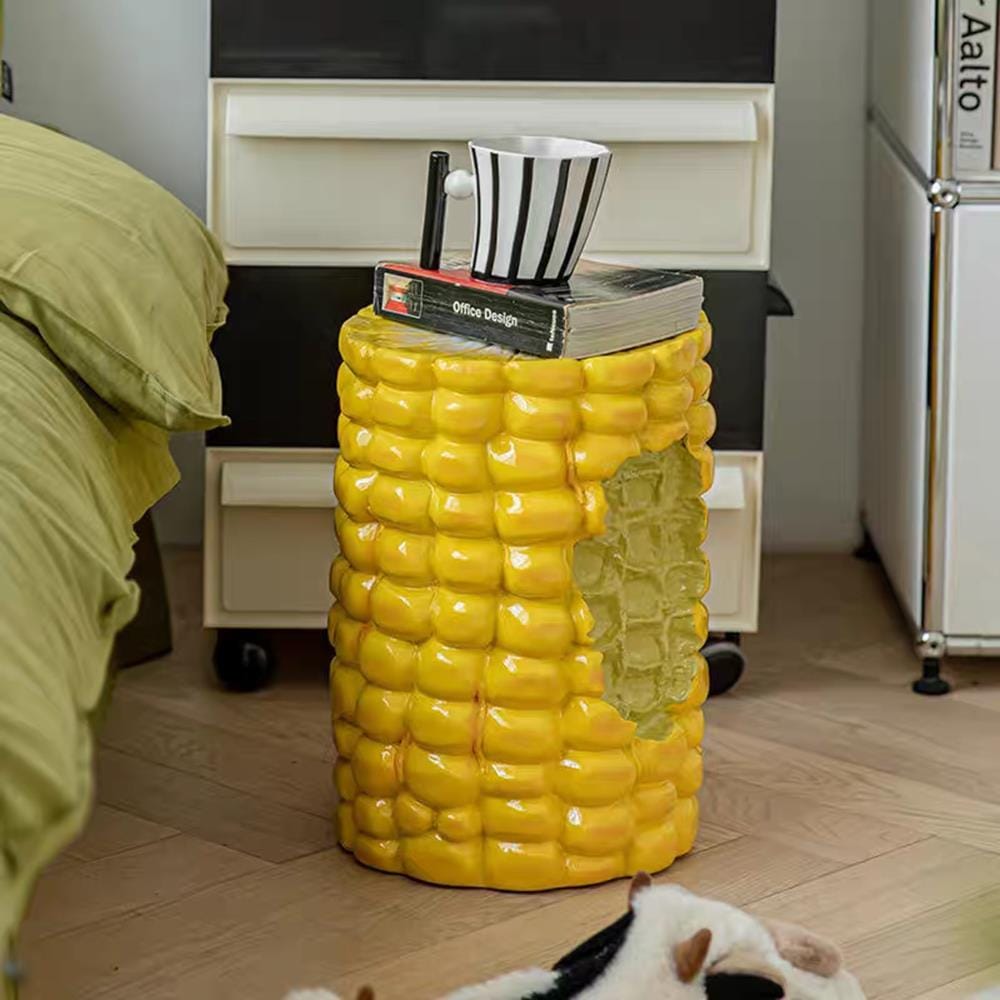 โต๊ะข้าง MY DOLLS HOUSE FANCYCORN  ขาว/เหลือง_3