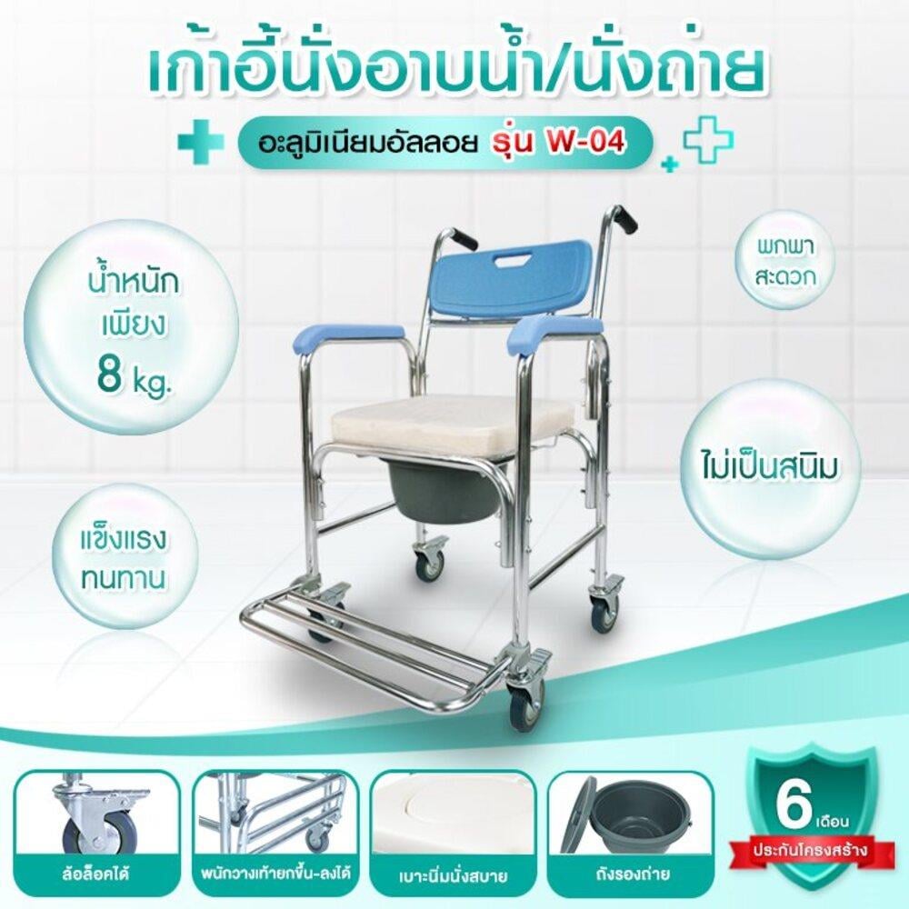 เก้าอี้นั่งถ่าย FASICARE W-04 ฟ้า_4