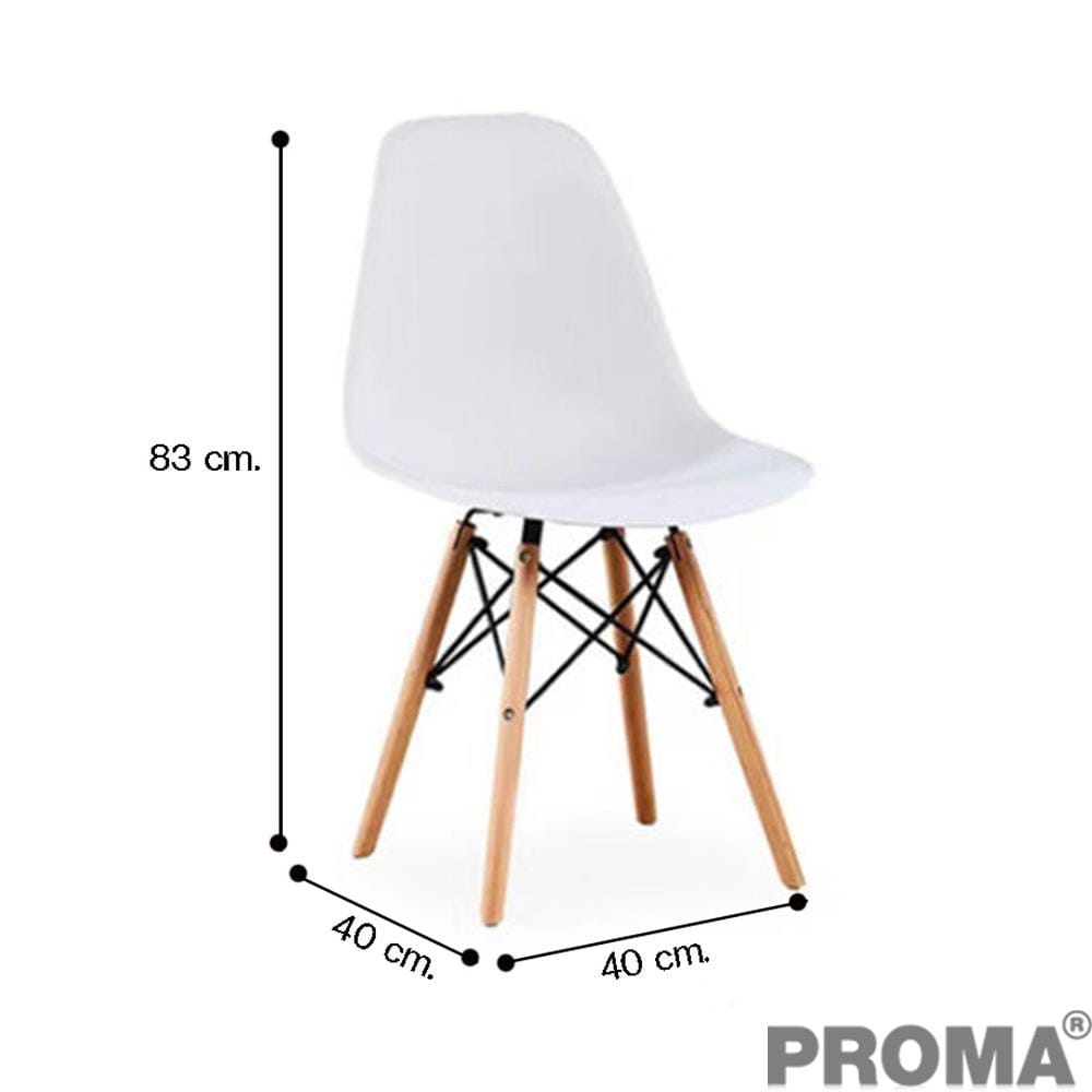 เก้าอี้พลาสติก PROMA-C-41-01 สีขาว_2