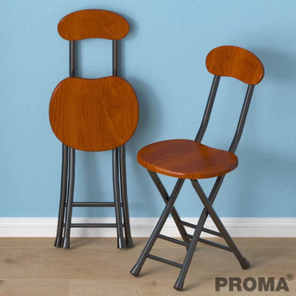 เก้าอี้พับ PROMA-C-17-02 สีน้ำตาลเข้ม_3