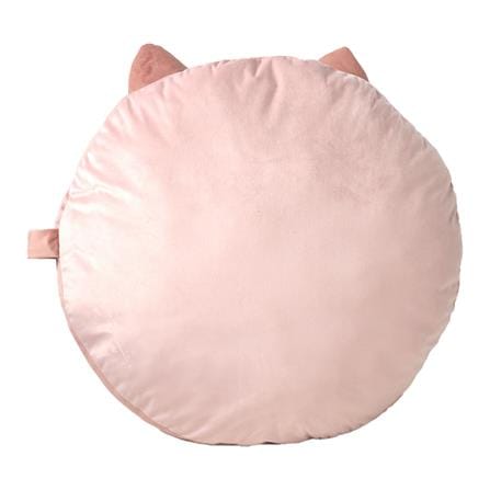 หมอนอิงกลม HOME LIVING STYLE CAT-GIFT 24X24 นิ้ว สีชมพู_0