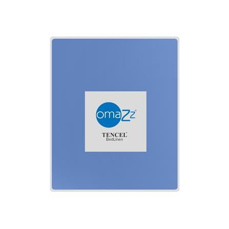 ผ้าปูที่นอน 5 ฟุต OMAZZ SMOOTH สี BLUE_2