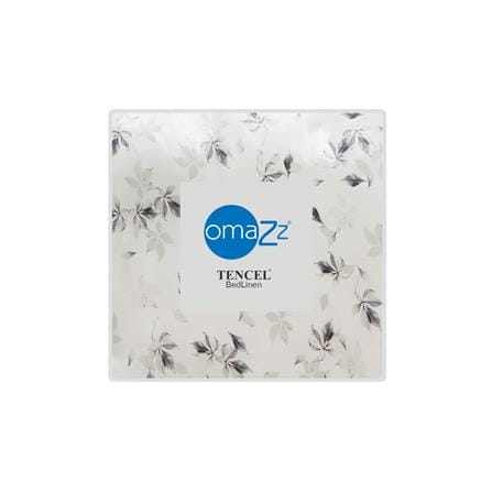 ผ้าปูที่นอน 5 ฟุต OMAZZ PRINT สี WHITE (NAGANO)_2