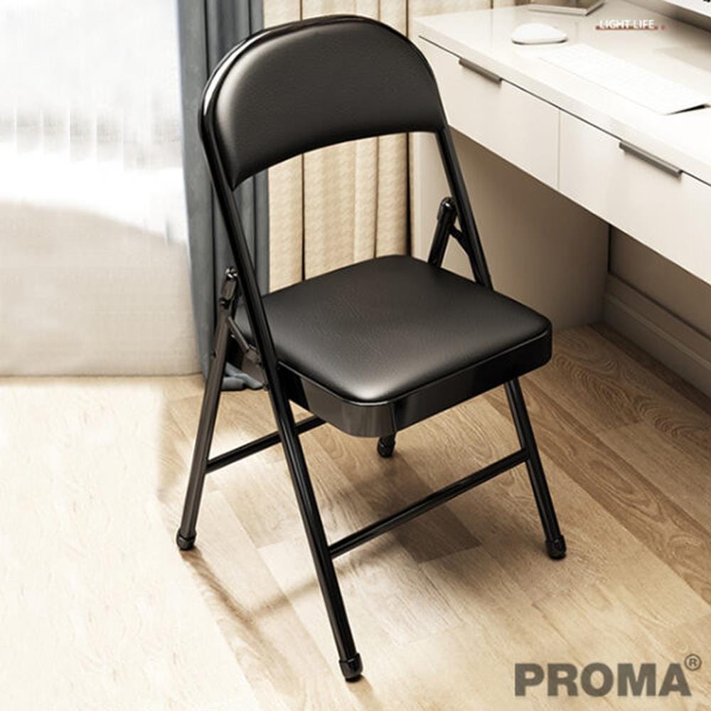 เก้าอี้พับ PROMA-C-16B สีดำ_3