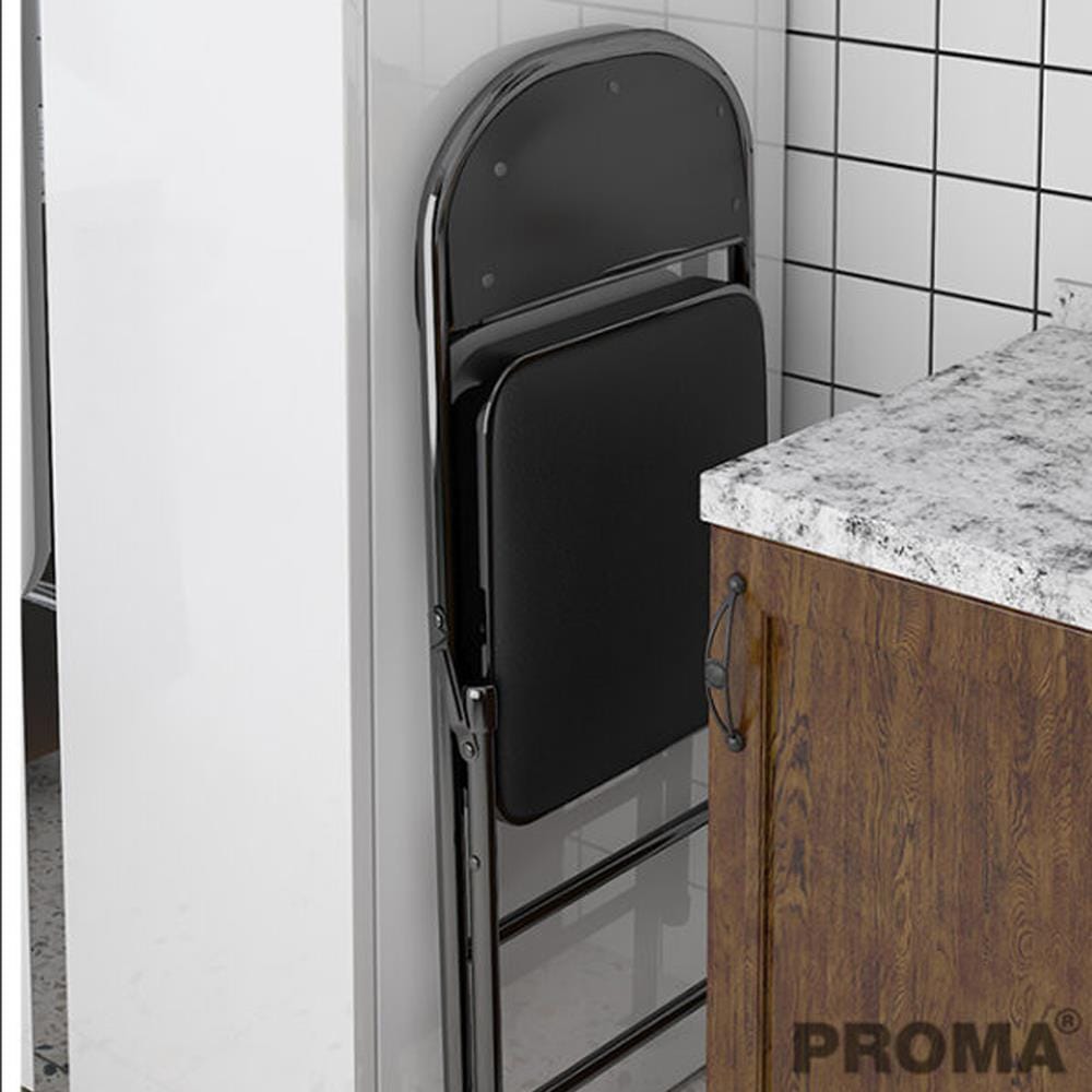 เก้าอี้พับ PROMA-C-16B สีดำ_1
