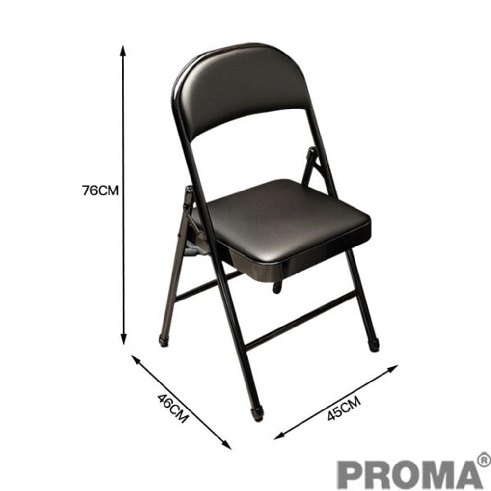 เก้าอี้พับ PROMA-C-16B สีดำ_2