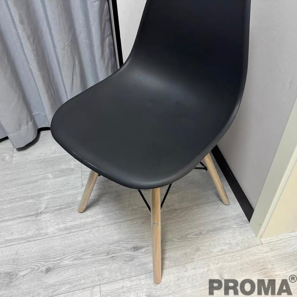 เก้าอี้พลาสติก PROMA-C-41-03 สีดำ_1