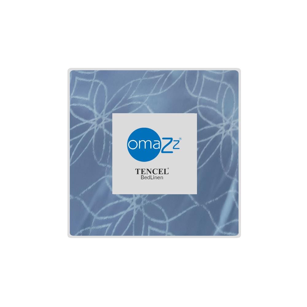 ปลอกหมอนข้าง OMAZZ PRINT สี BLUE (GLACIER) แพ็ก 2 ชิ้น