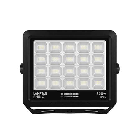 สปอตไลท์ SOLAR LAMPTAN RHINO 300 วัตต์ DAYLIGHT สีดำ_1