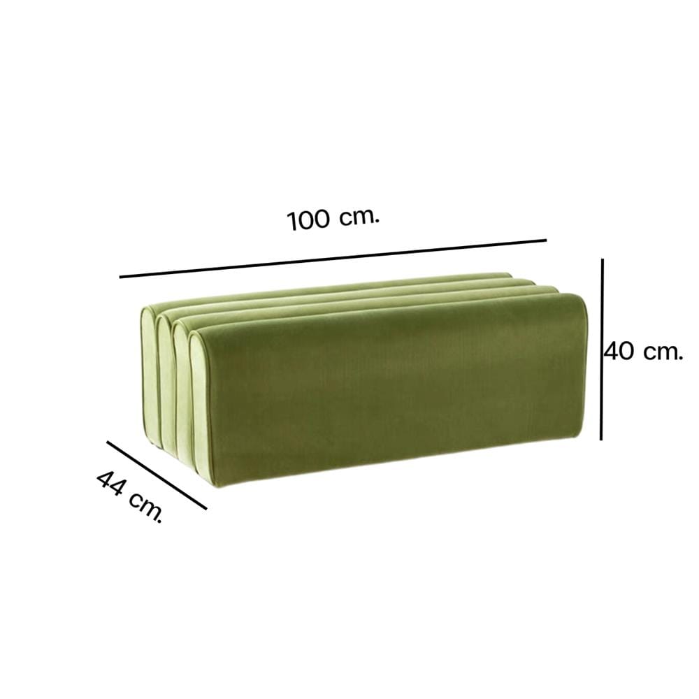 สตูล MY DOLLS HOUSE WAVY 100 ซม. สีเขียว_1