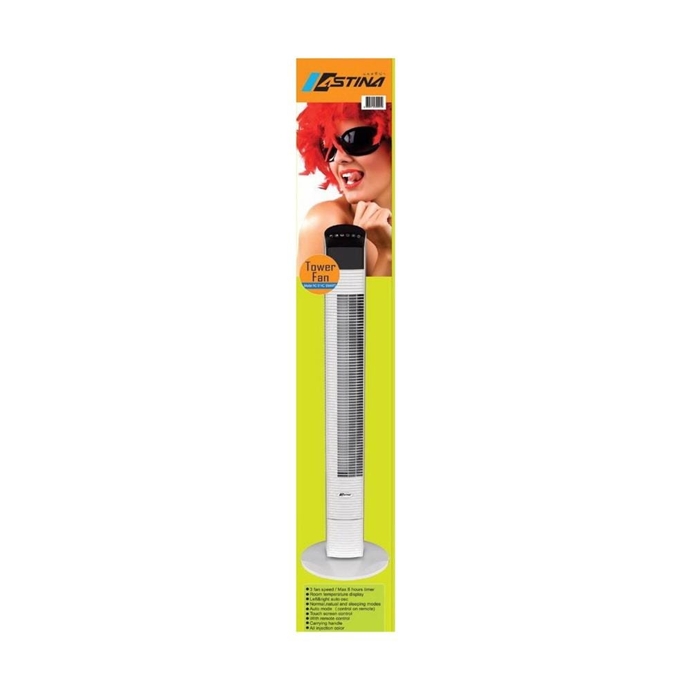 พัดลมทาวเวอร์ ASTINA AC014C SMART สีขาว