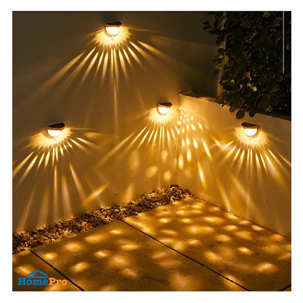 ไฟผนังภายนอก SOLAR PHILIPS BWC015 LED/730 T1 0.05 วัตต์ WARM WHITE สีดำ