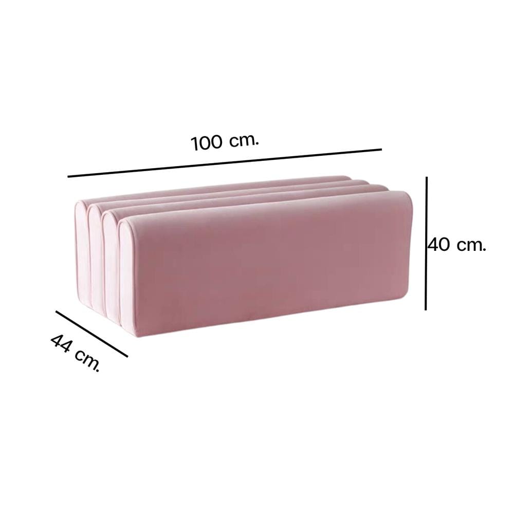สตูล MY DOLLS HOUSE WAVY 100 ซม. สีชมพู_2